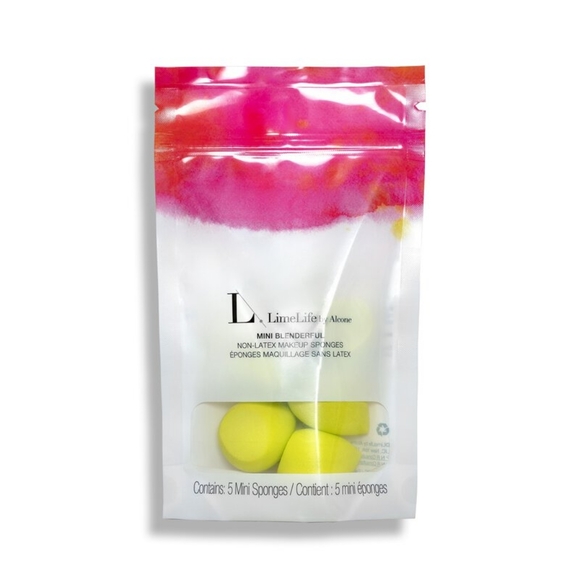 NWT BULK Mini Blenderful Non Latex Foam Makeup Sponge Limelife by Alcone - Green - Picture 3 of 6